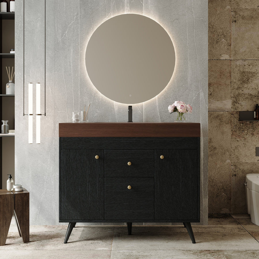 36-Inch Sintered-Stone Bathroom Vanity