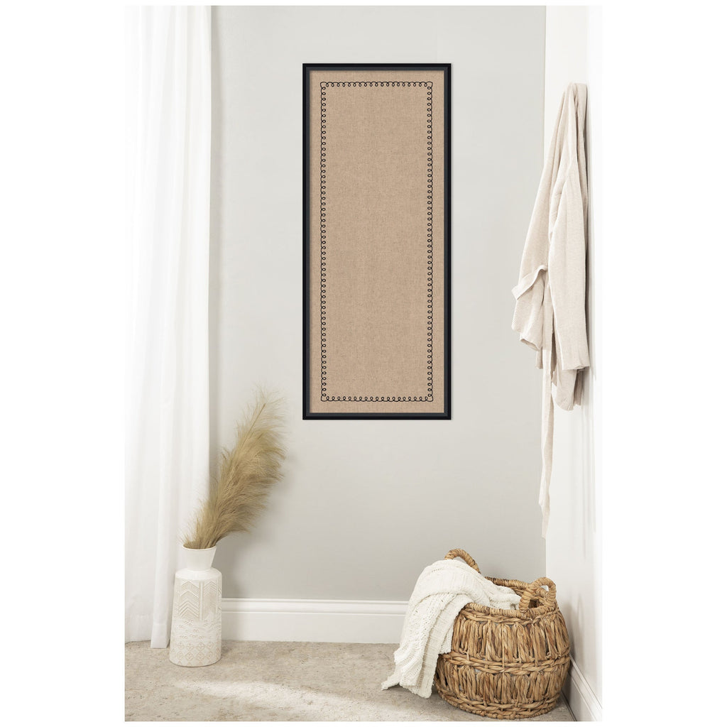 Pinboard Black Scallop Print