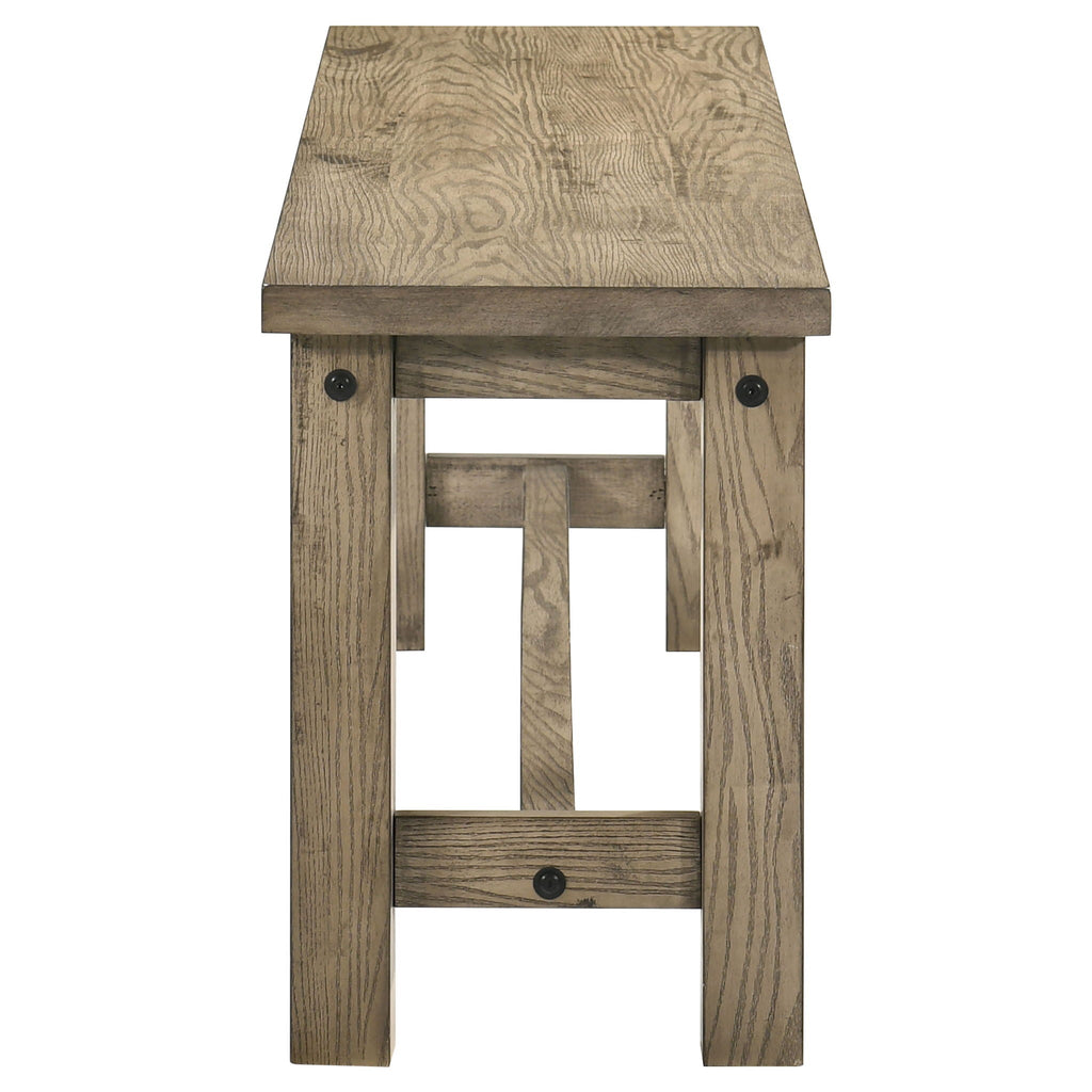 Cardova 51-inch Solid Wood Dining Bench Vineyard Oak