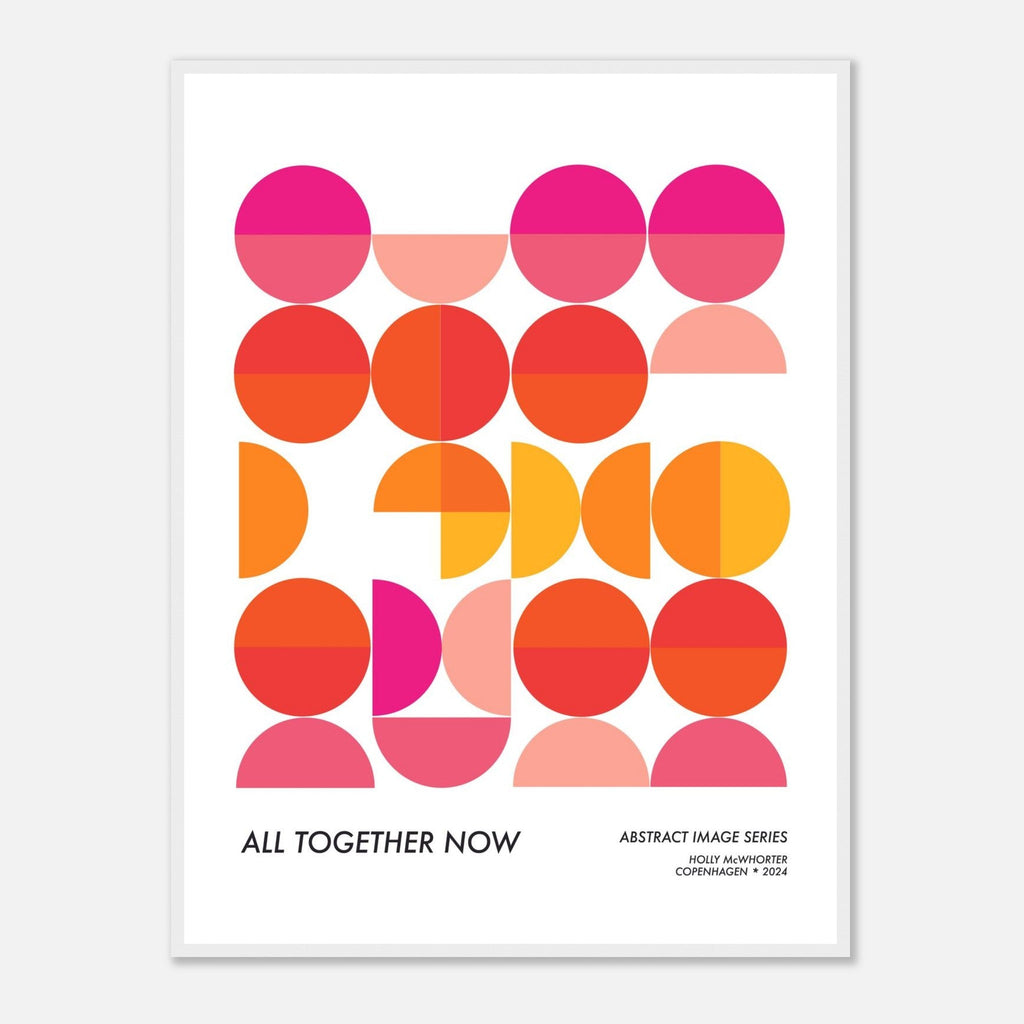 ALL TOGETHER NOW Framed Art Print by Holly McWhorter