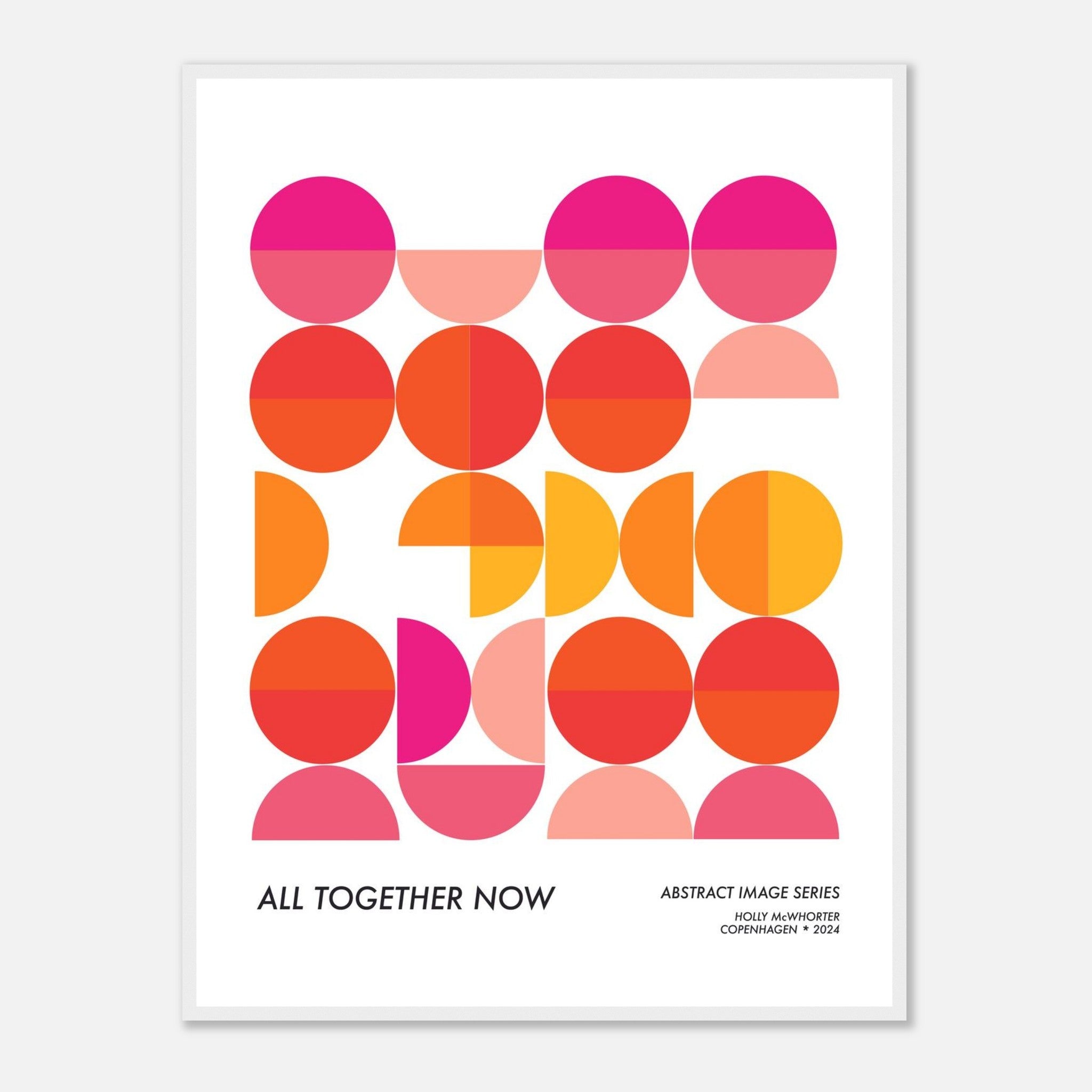 ALL TOGETHER NOW Framed Art Print by Holly McWhorter