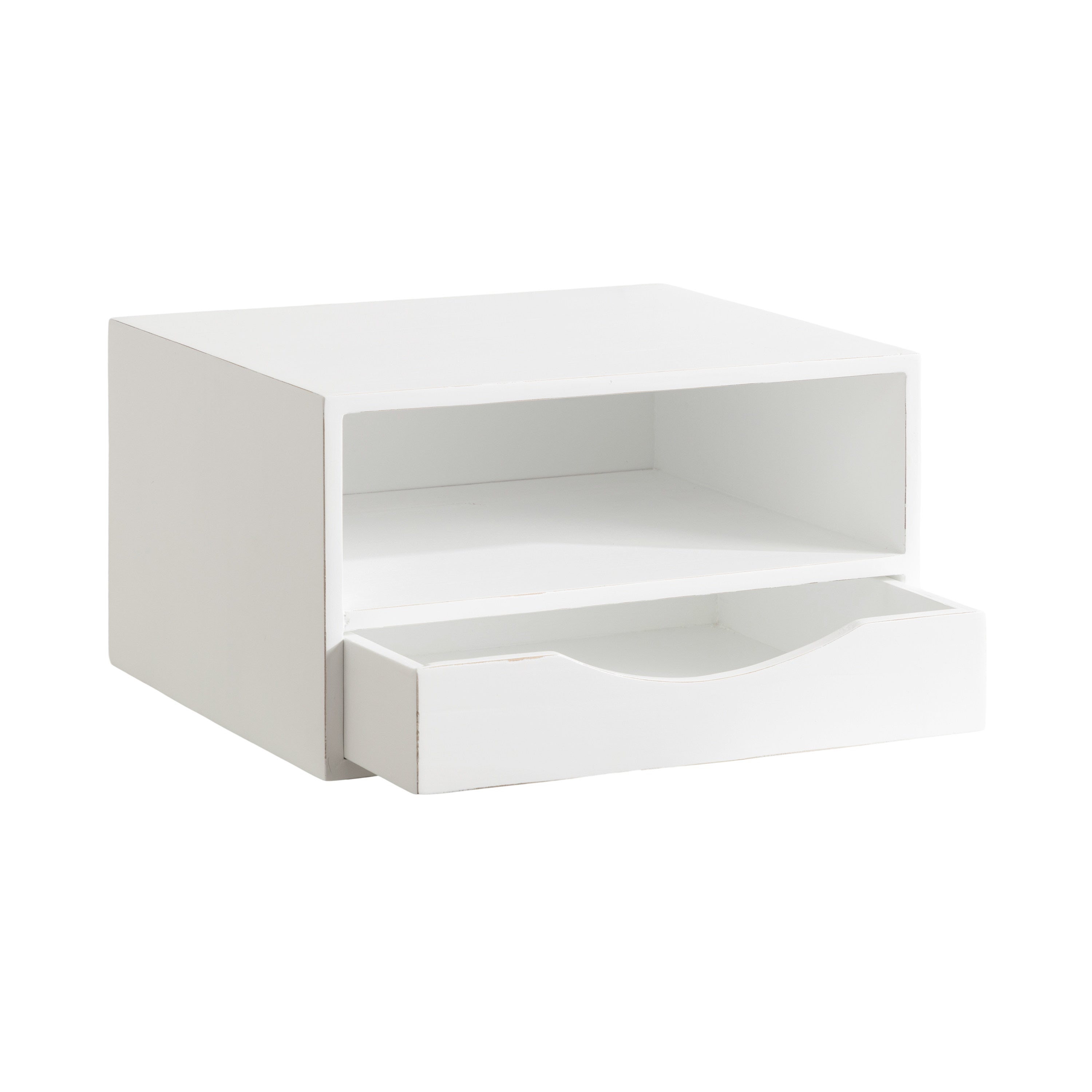 Hutton Floating Wall Shelf with Drawer