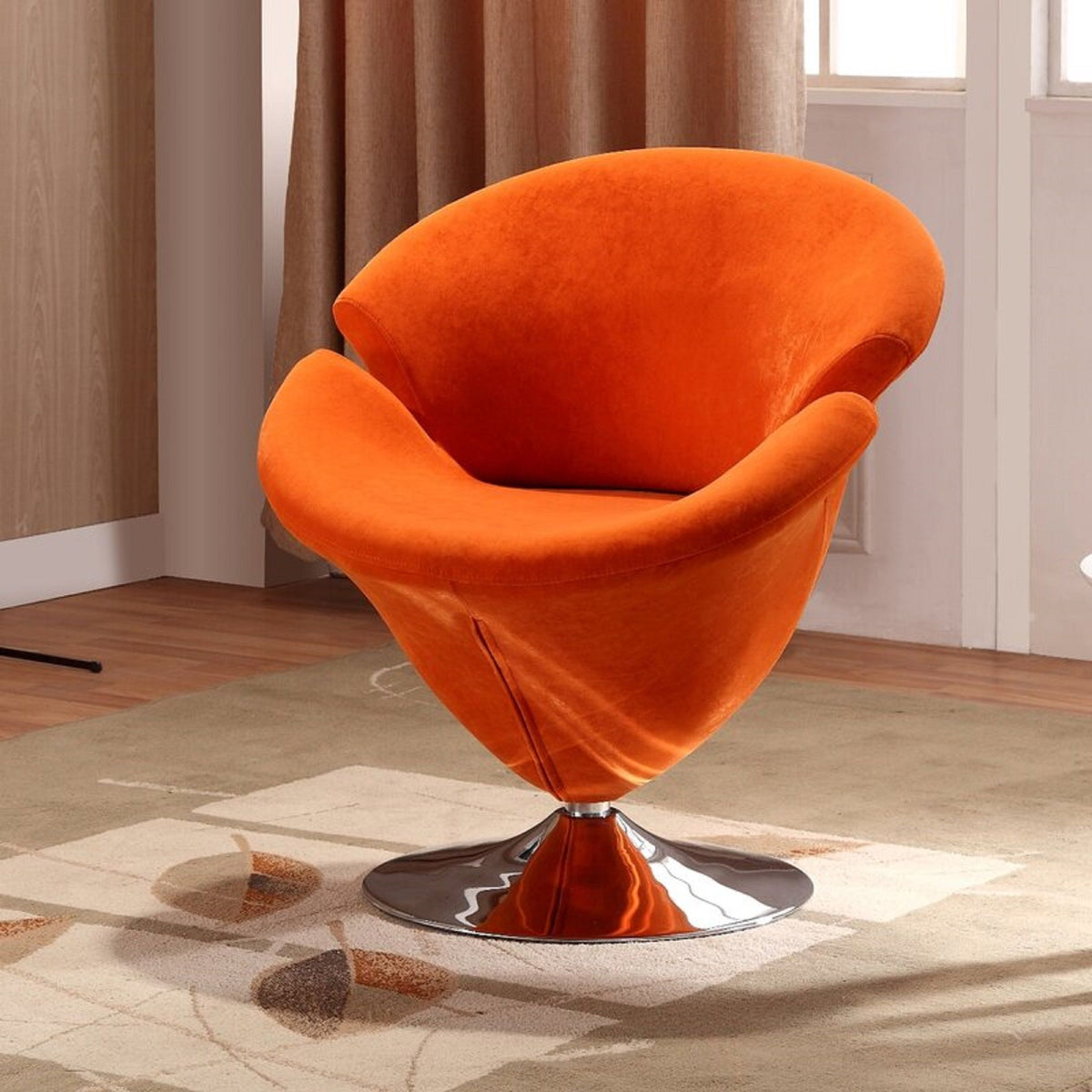 Tulip Sculptural Swivel Lounge Chair