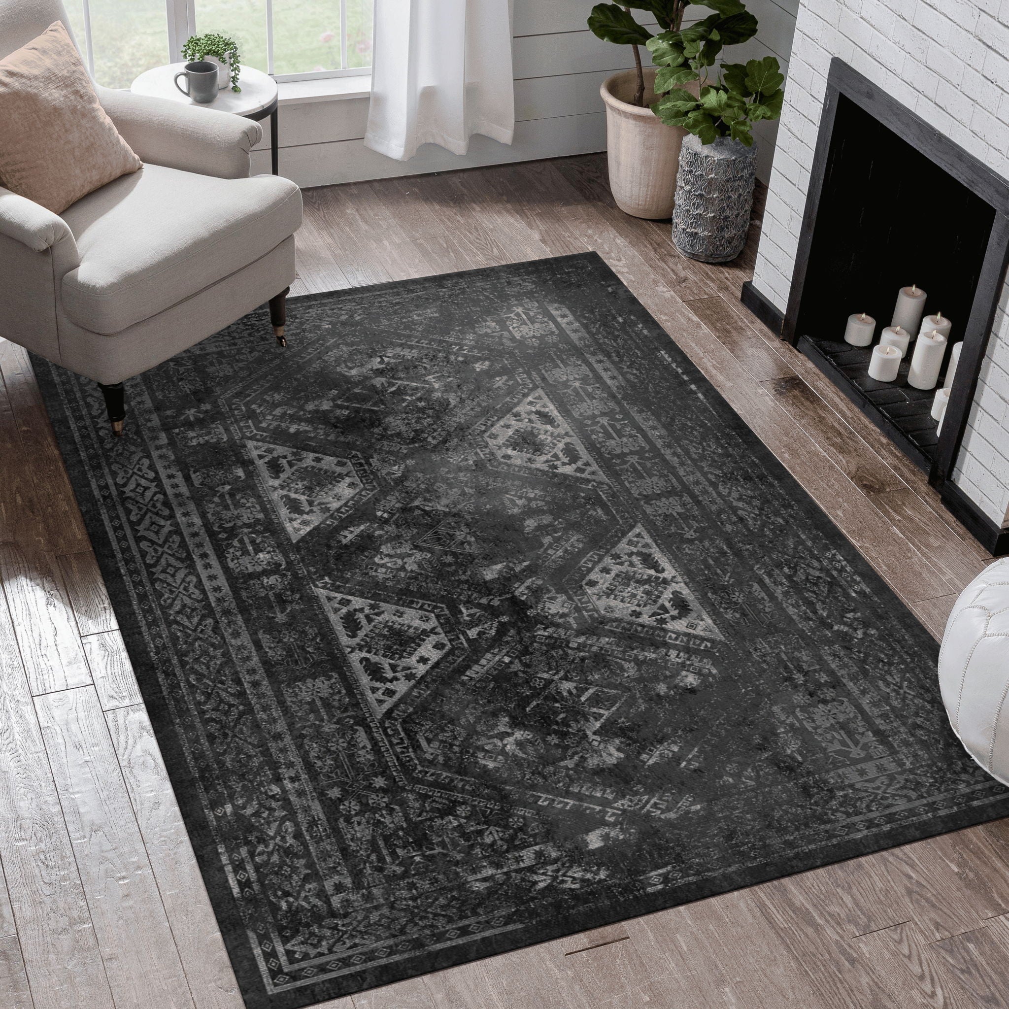 Maval Washable Area Rug