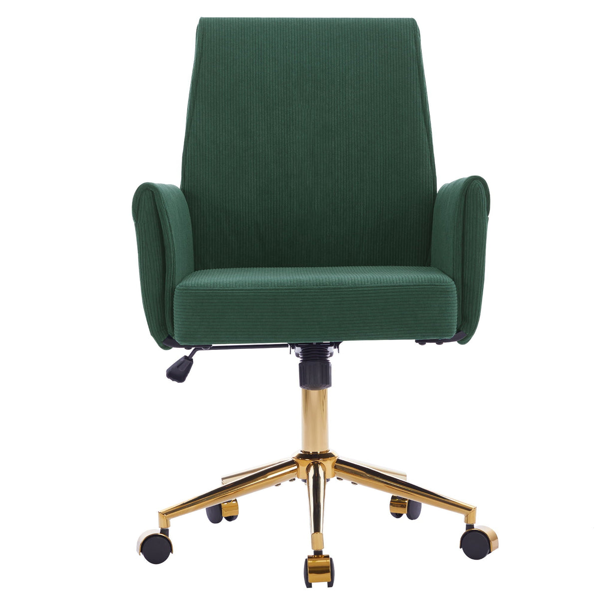 Ergonomic Mid-Back Office Chair — Gold Base