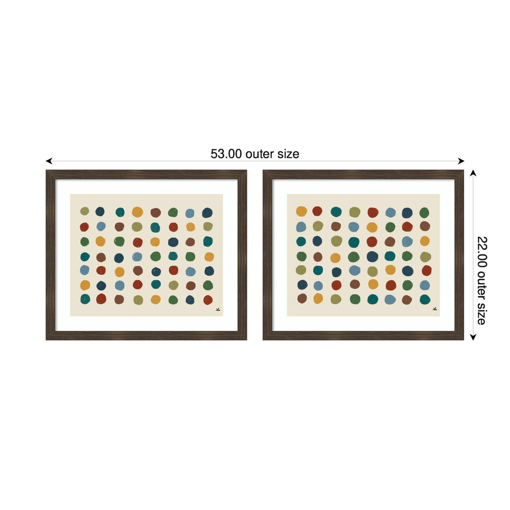 Meditation No. 3 2 Piece Framed Wall Art Print Set by Kelly Knaga