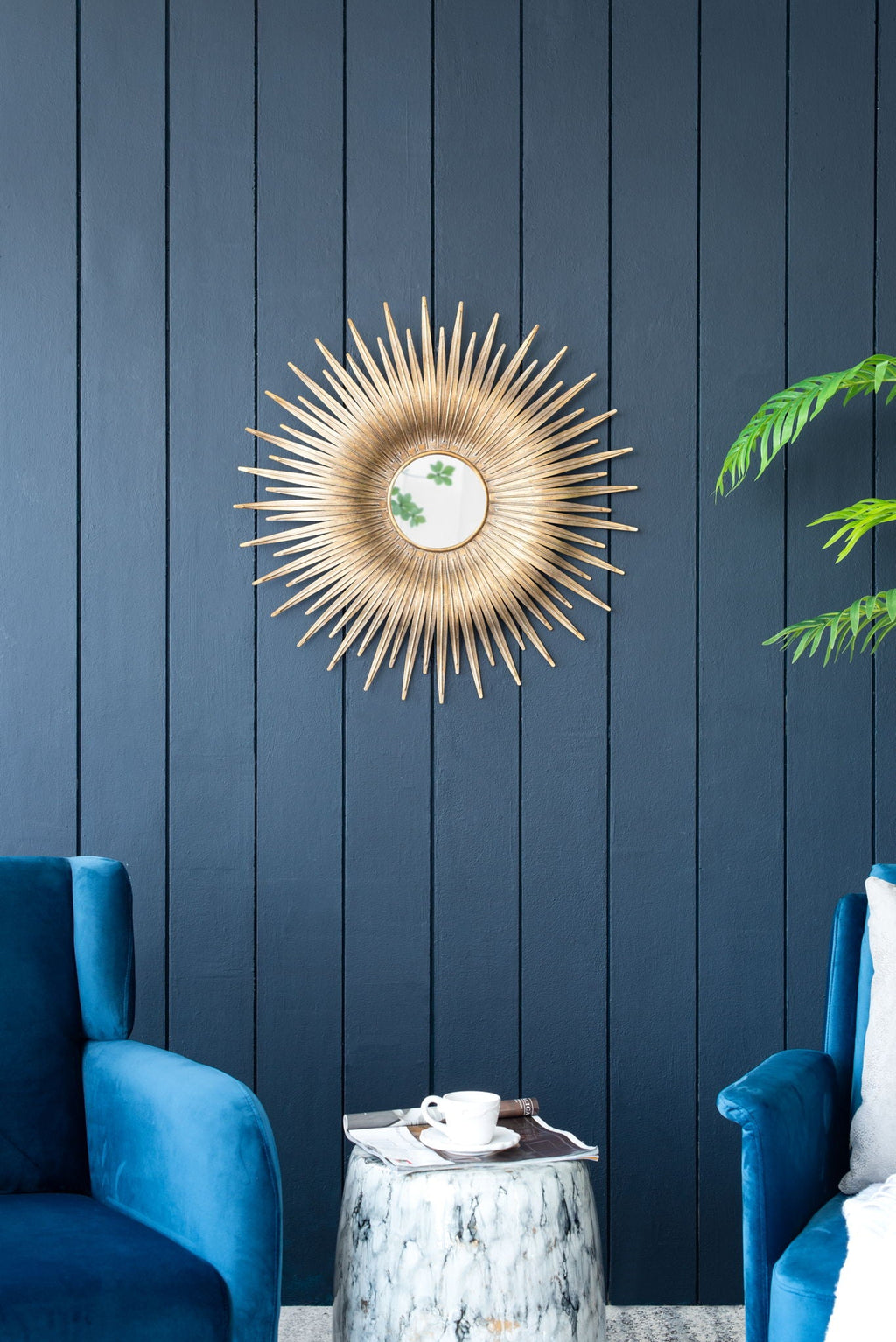 Gilt Sunburst Wall Mirror