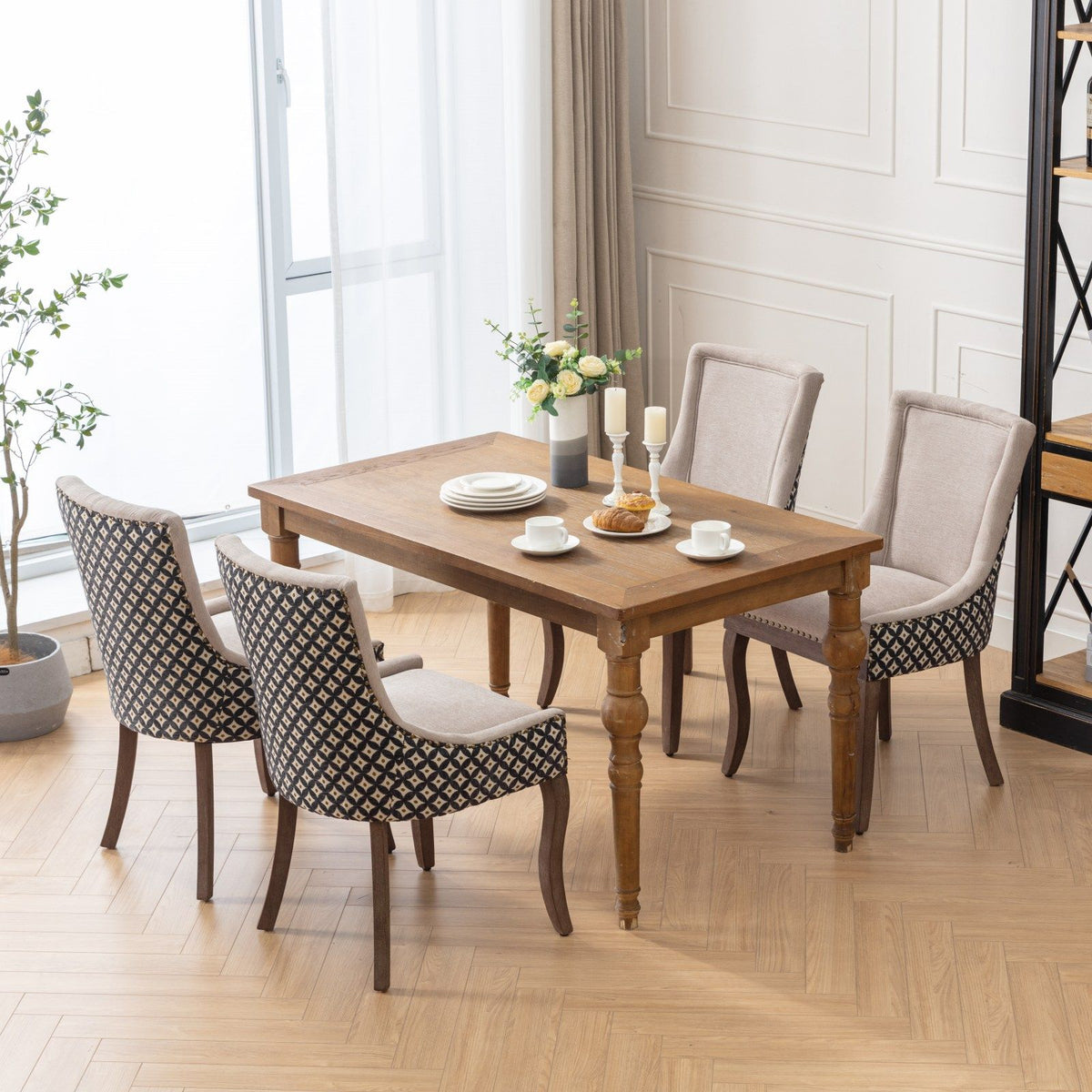 Ultra Upholstered Dining Chairs — Set of 2, Color Options