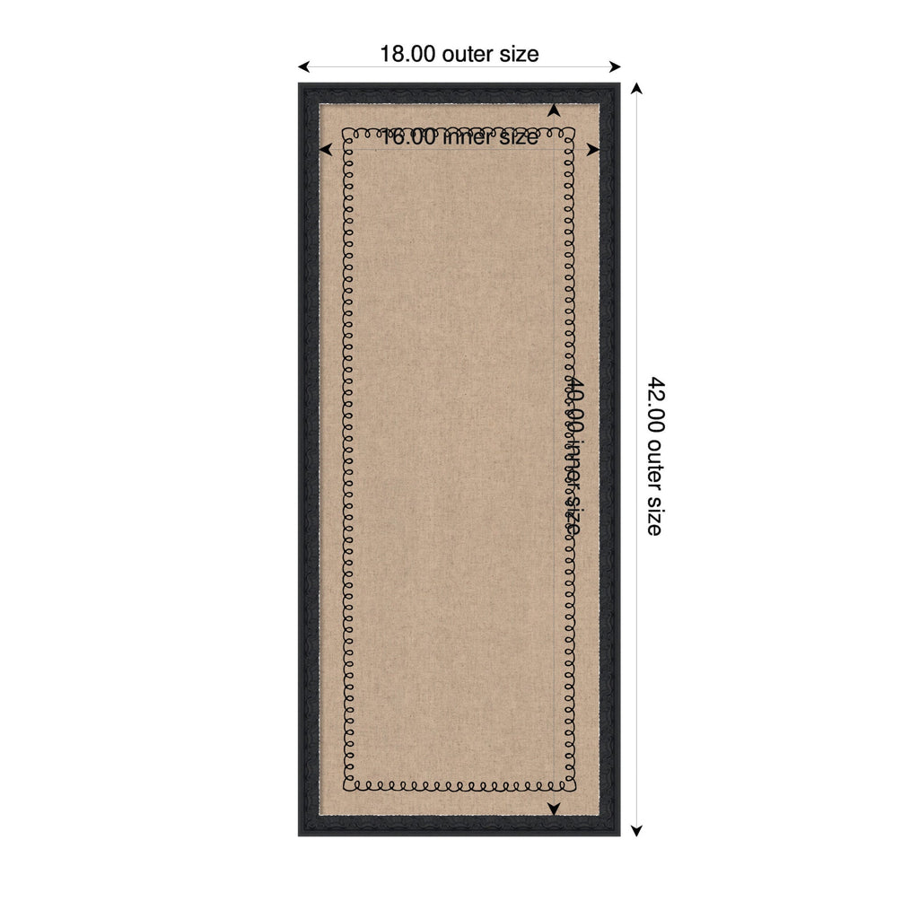Pinboard Black Scallop Print