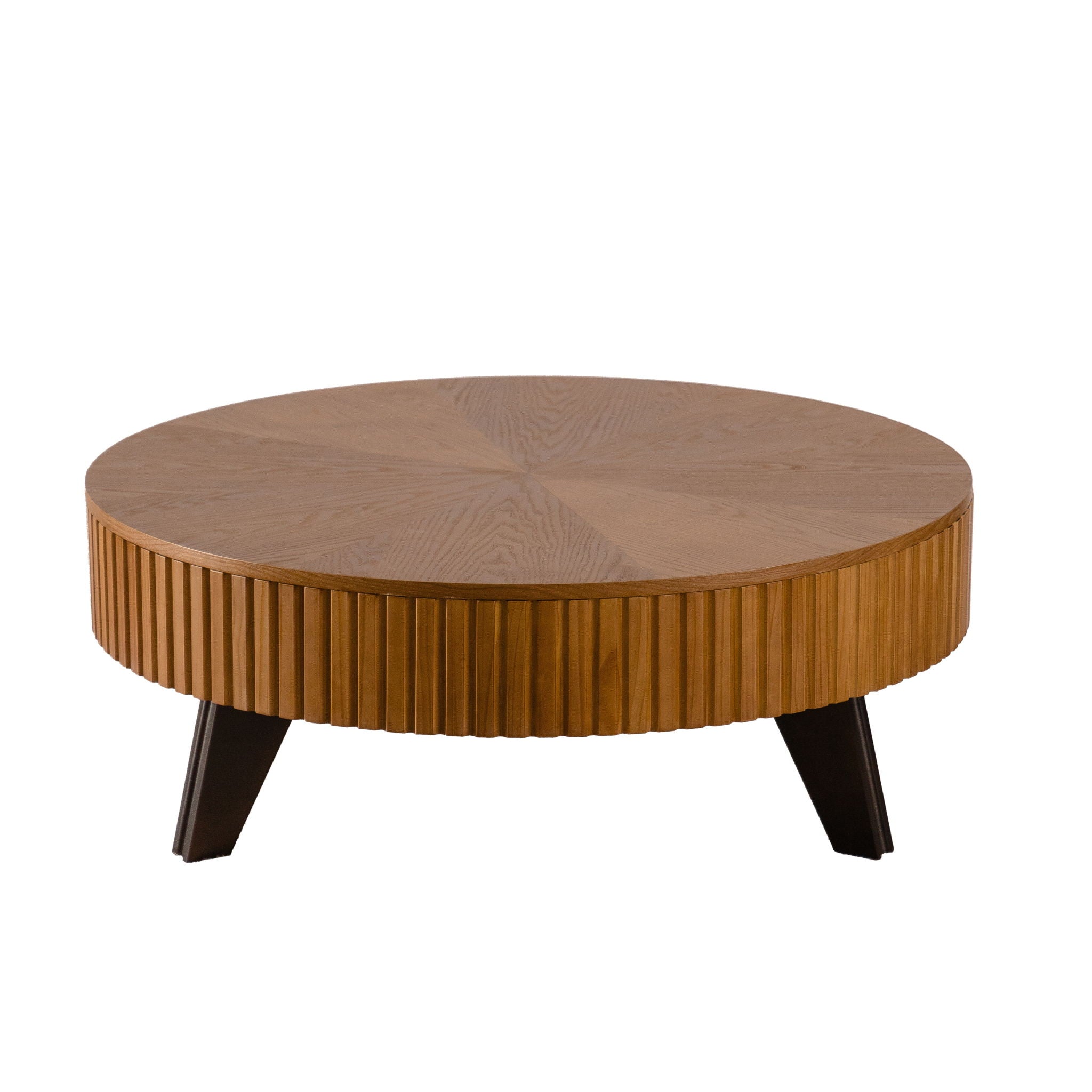 Round Wood Coffee Table