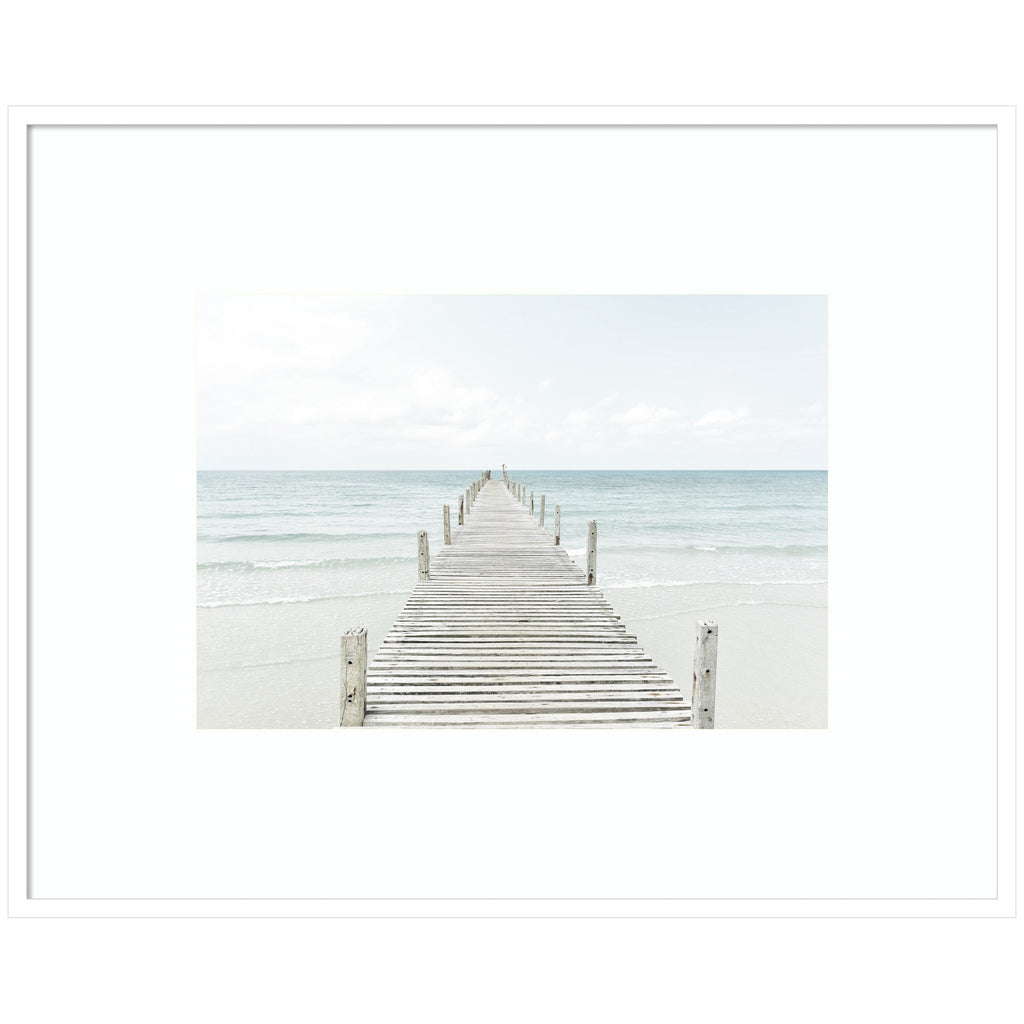 Beach 5s by Amy Peterson Framed Wall Art Print