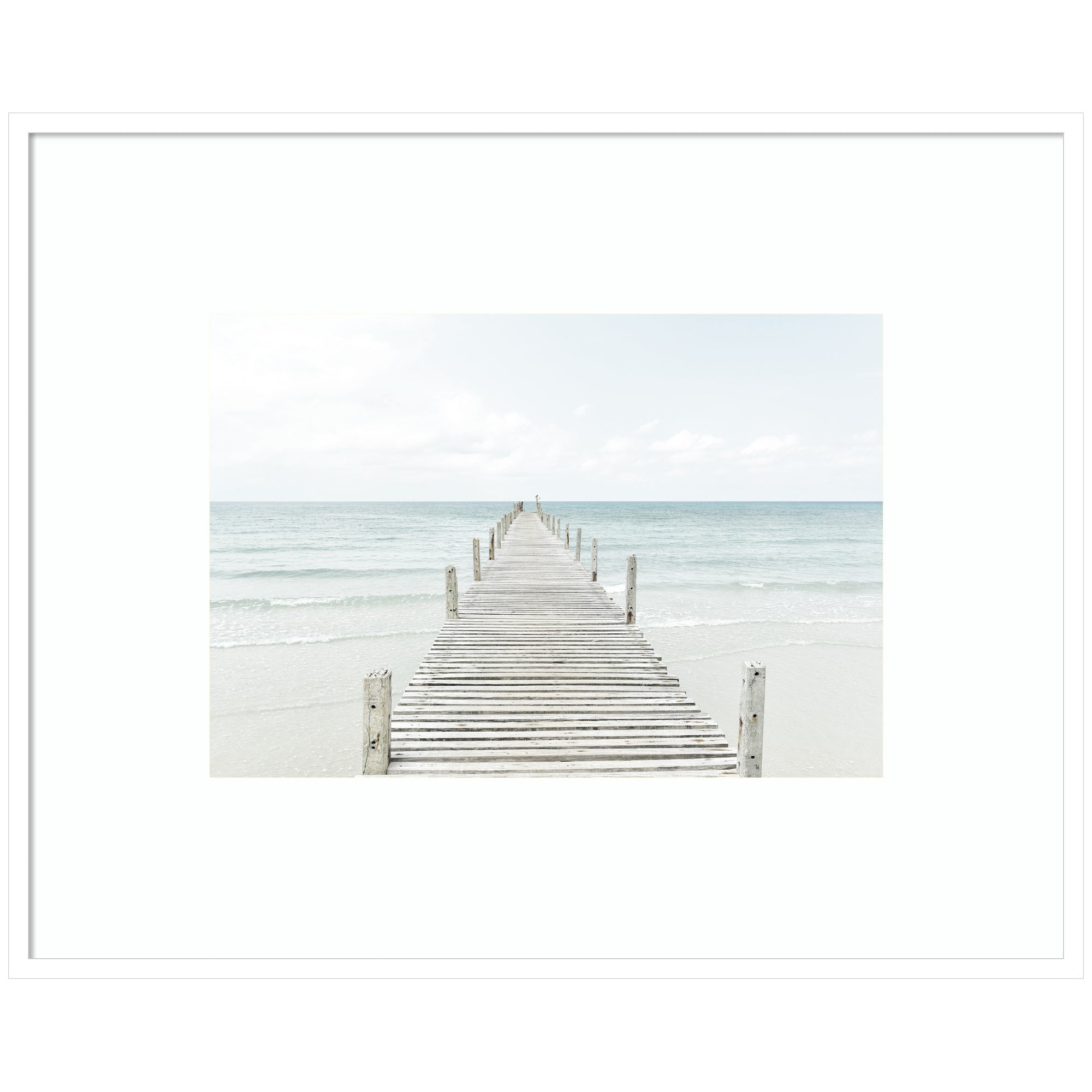 Beach 5s by Amy Peterson Framed Wall Art Print
