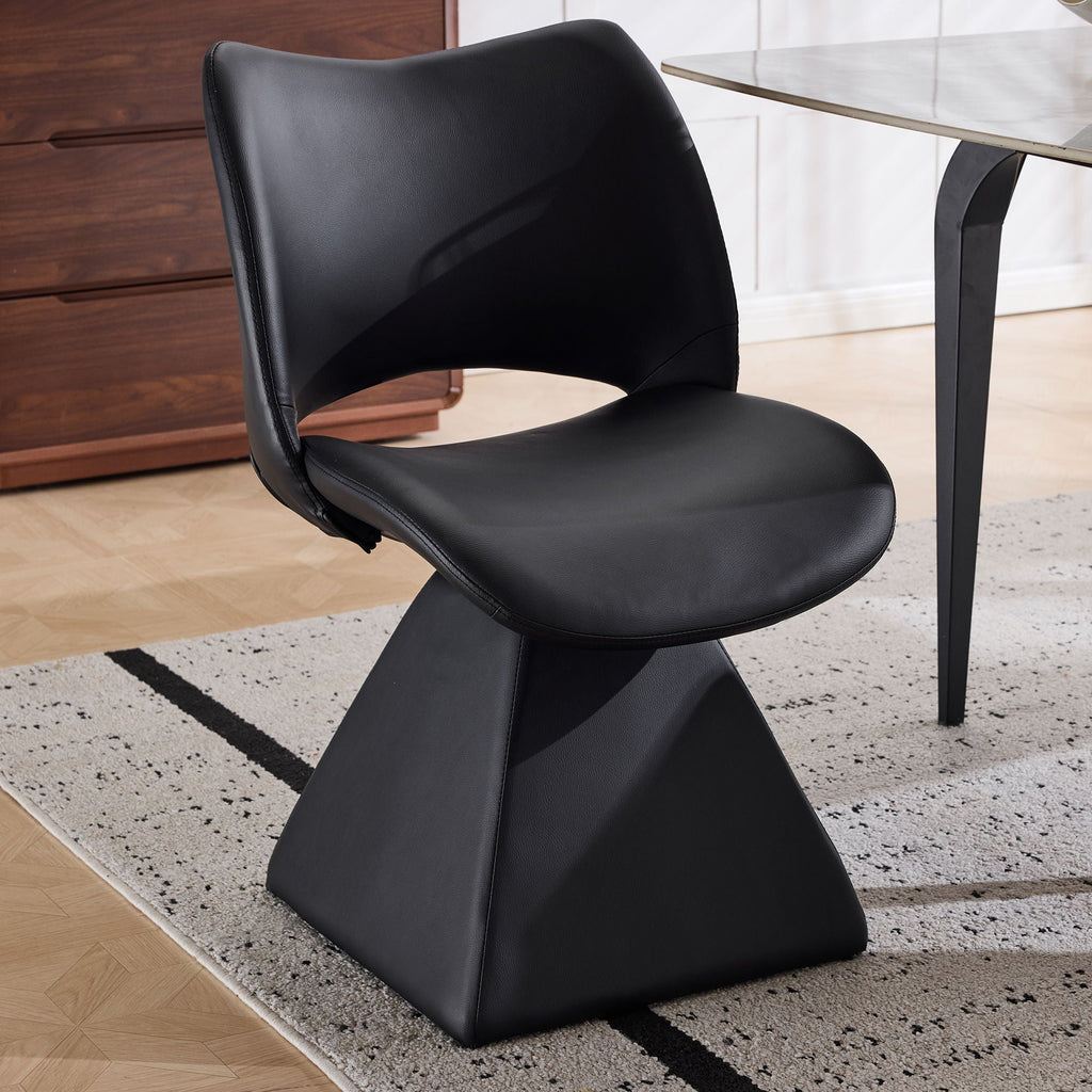 High-Back Swivel Dining Chair
