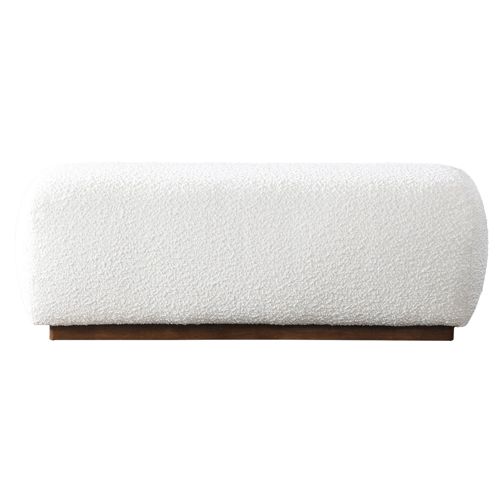 Japanese-Inspired Minimalist Upholstered Bench