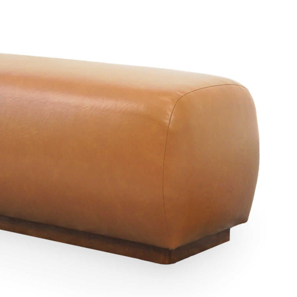 Japanese-Inspired Minimalist Upholstered Bench