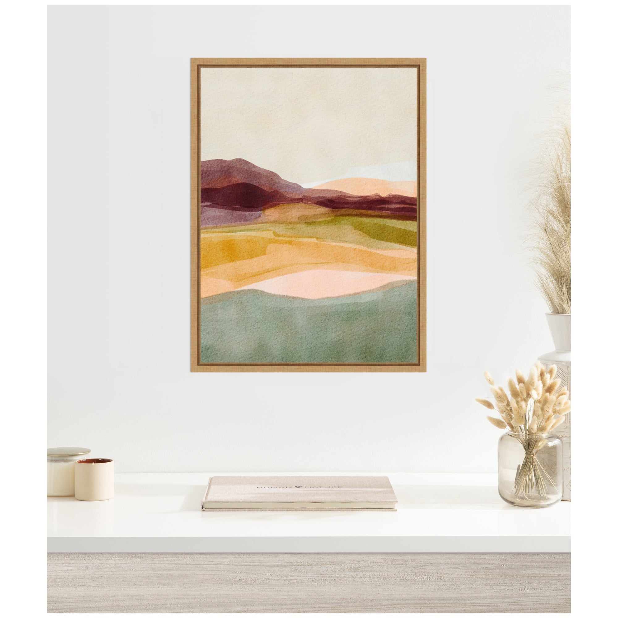 Sylvie Sunset Beauty Framed Canvas by Nikita Jariwala