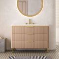 Amara 48'' Bathroom Vanity & Sink with Carrara Finish