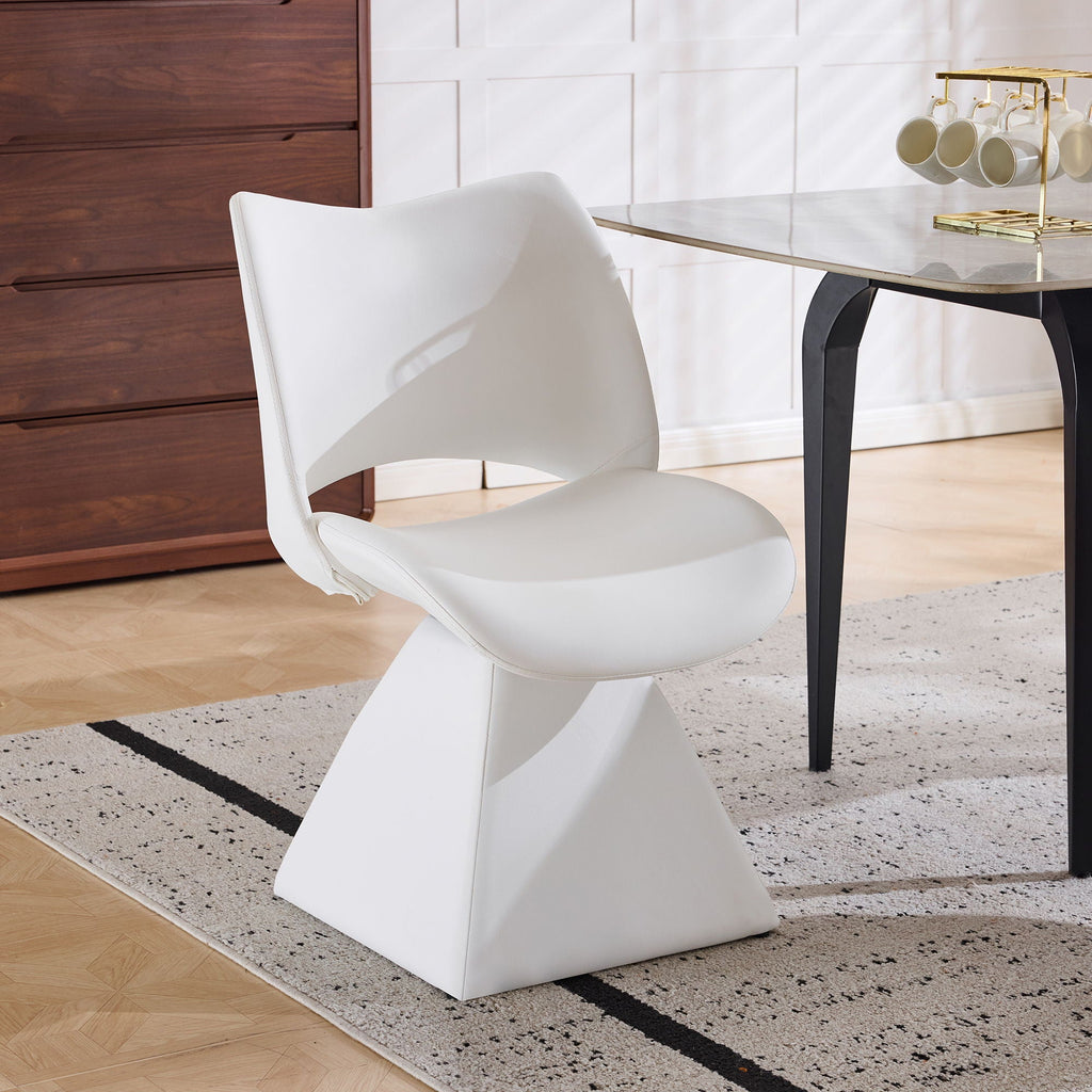 High-Back Swivel Dining Chair