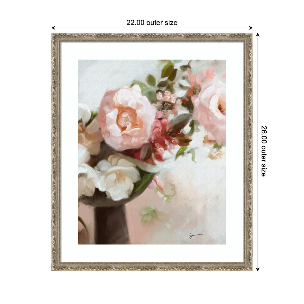 Everythings Peachy by Mary Sparrow Framed Wall Art Print