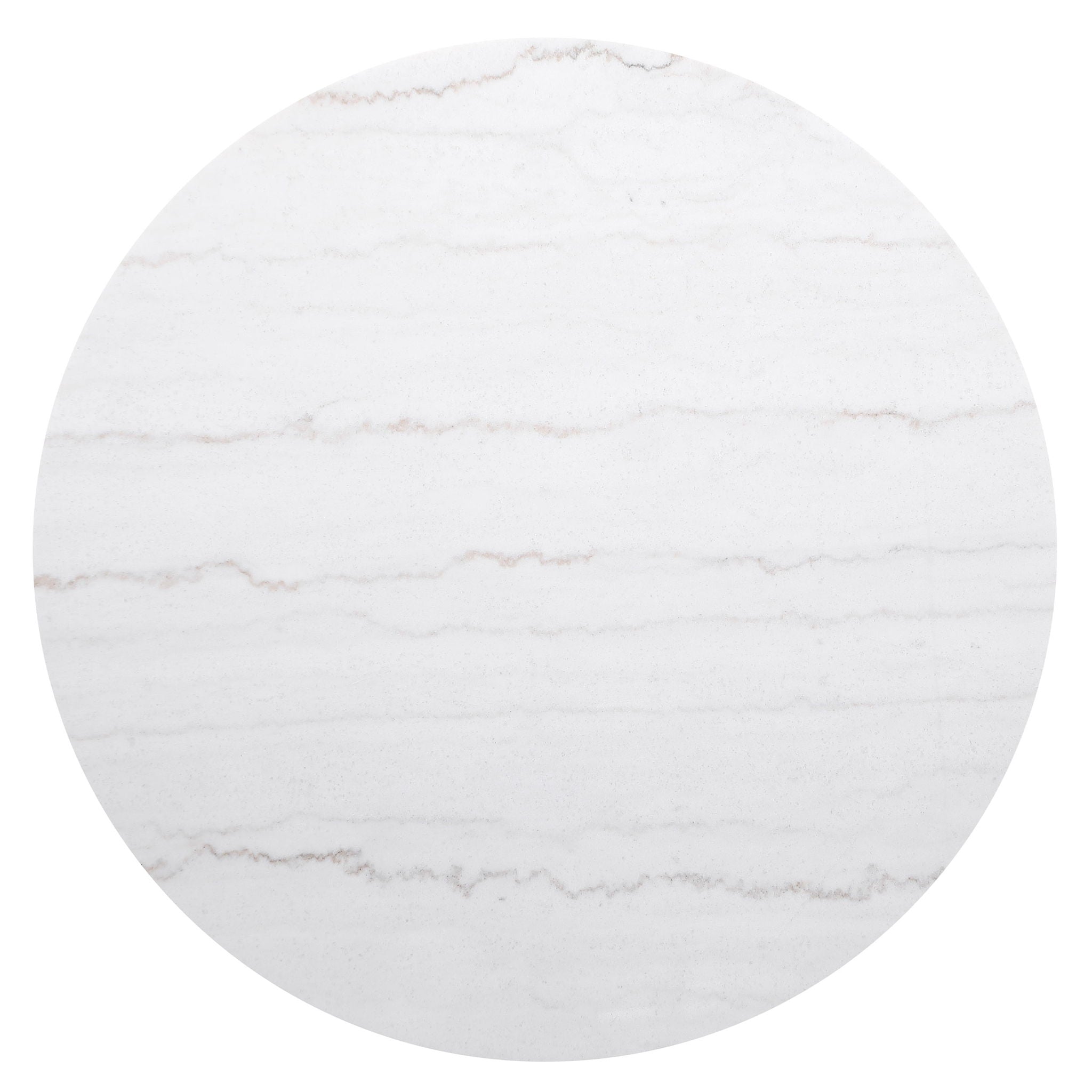 Reeded Marble Coffee Table — Charcoal