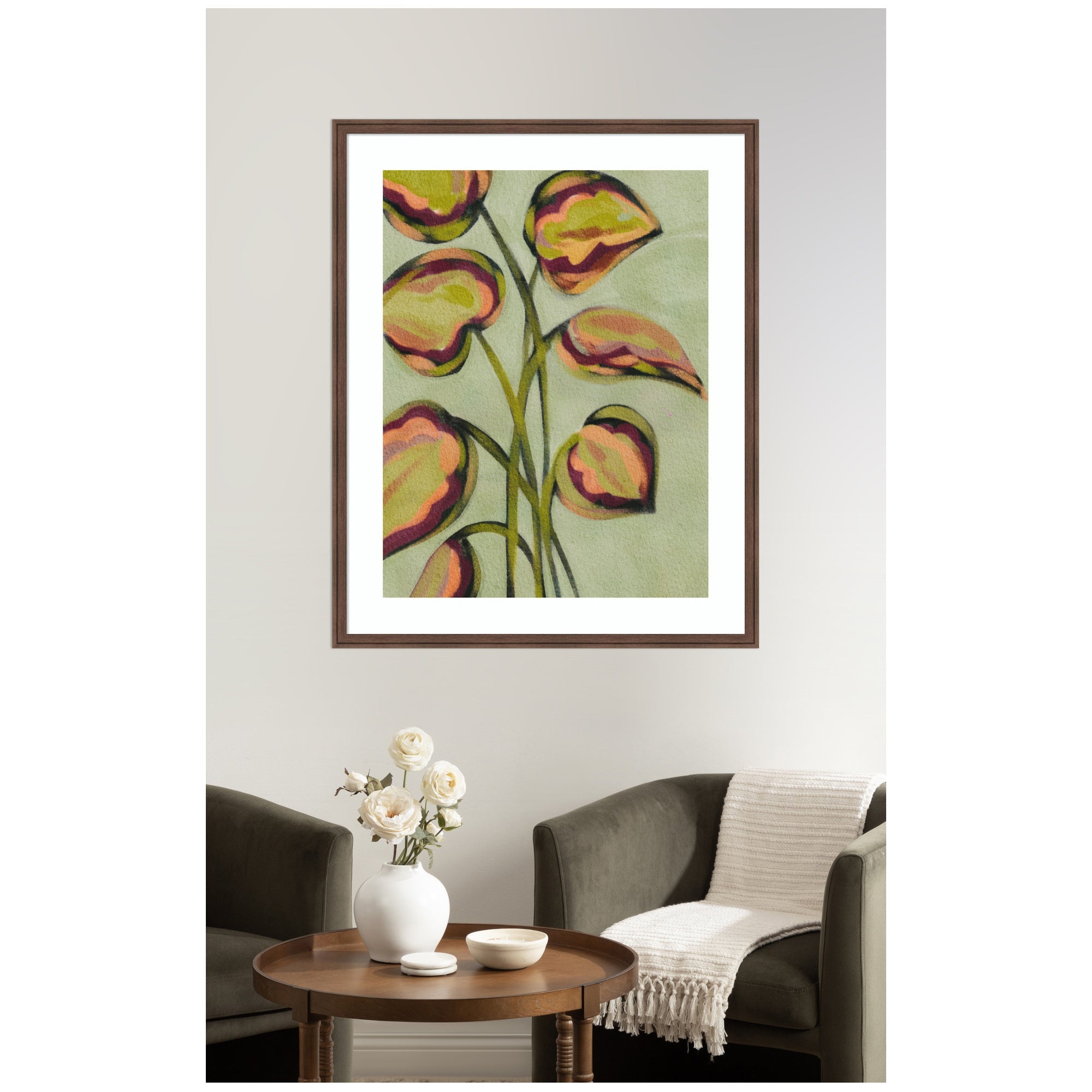 Framed Art Vibrant Foliage by Nikita Jariwala
