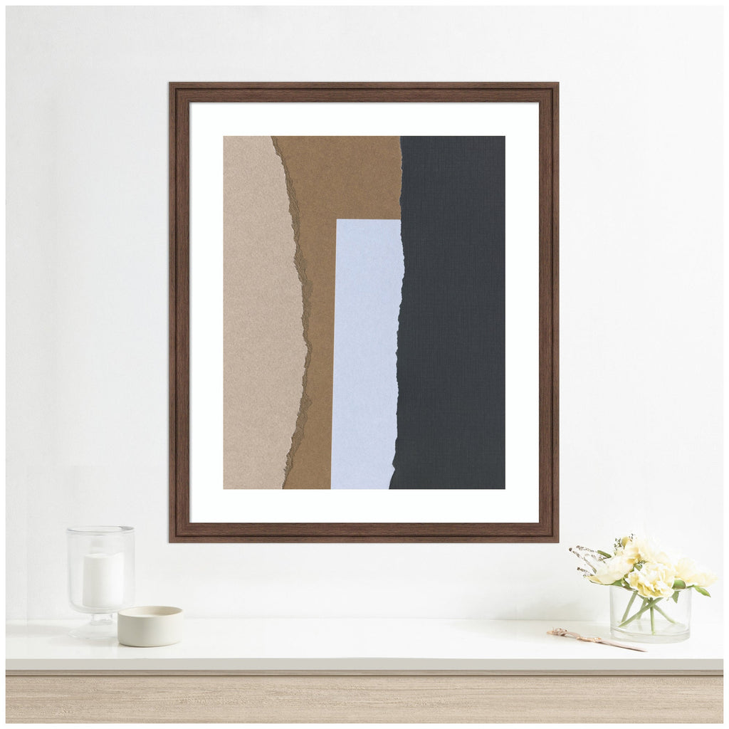 Torn Paper No3 by Mareike Bohmer Framed Wall Art Print