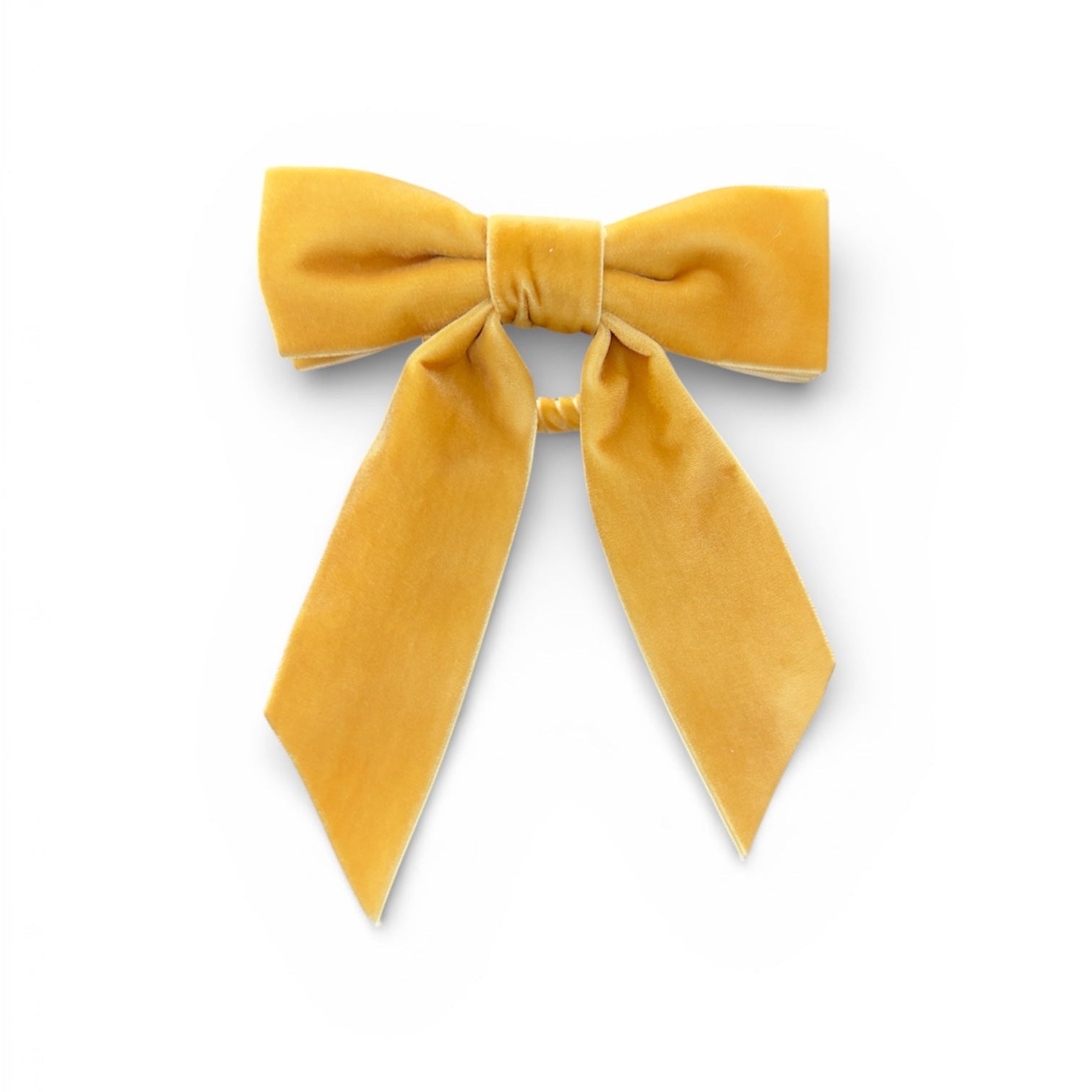Gold Velvet Bow Napkin Rings (Set of 2)