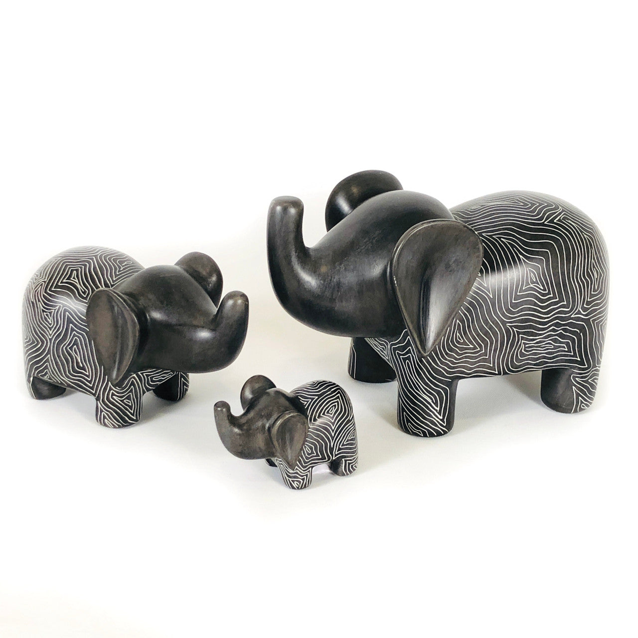 Graphic Gray Elephant - Soapstone