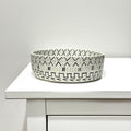 Mud Cloth Natural Soapstone Bowl - 8"