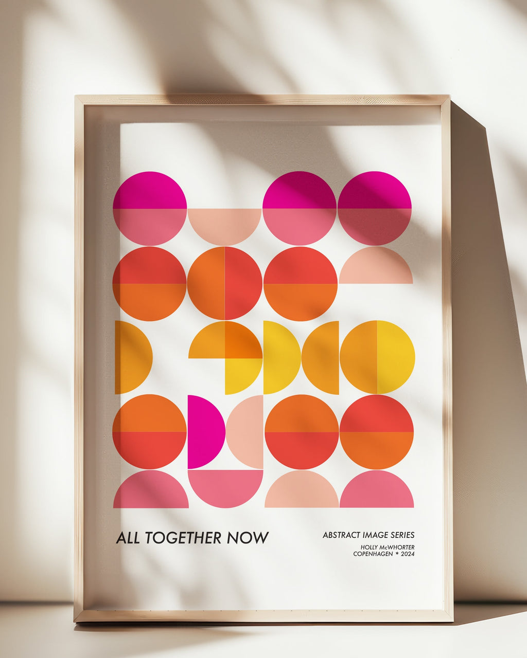 ALL TOGETHER NOW Framed Art Print by Holly McWhorter
