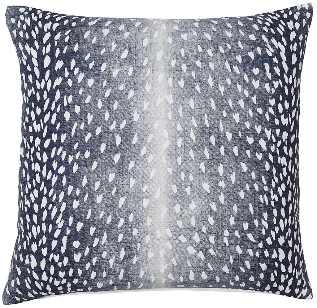 Antelope Pillow Cover in Navy Blue, 04242
