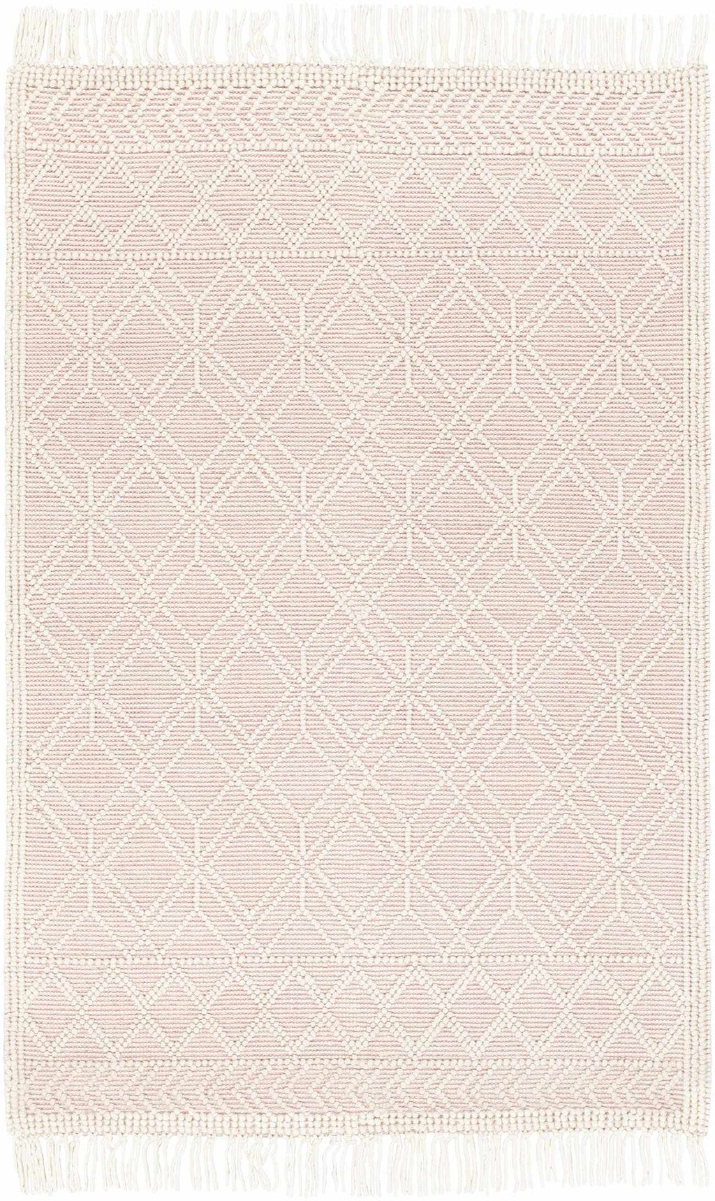 Ramsbury Soft Pink Wool Rug