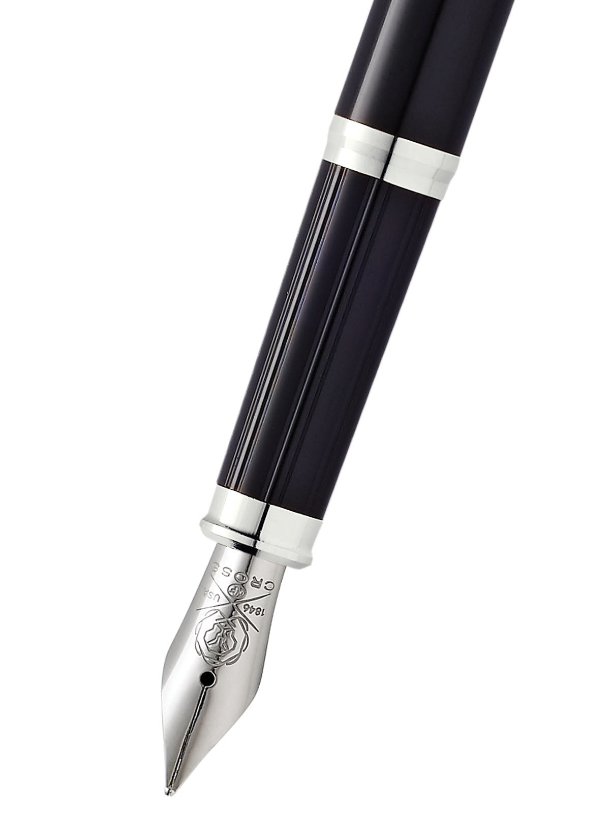 Cross Century II Black Lacquer Fountain Pen — Medium Nib