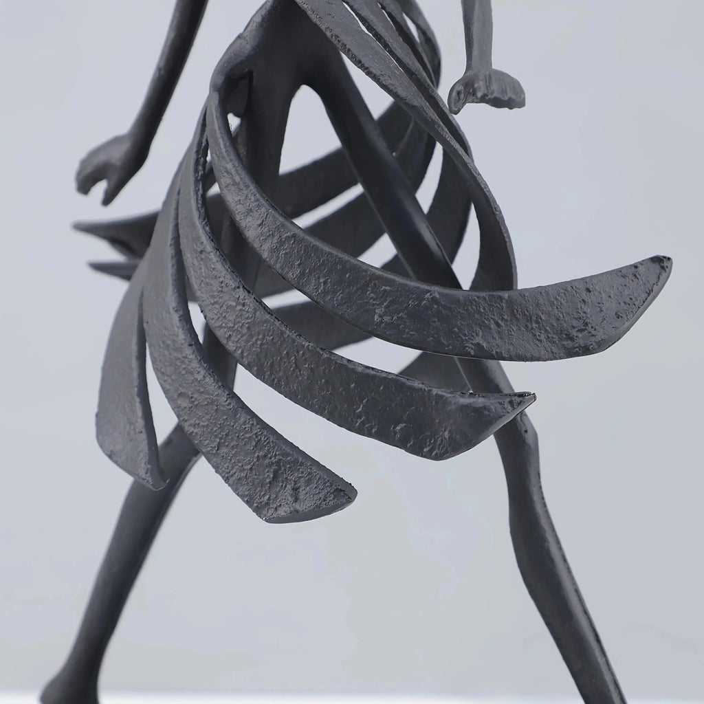 Abstract Dancing Lady Sculpture for Modern Home Decor