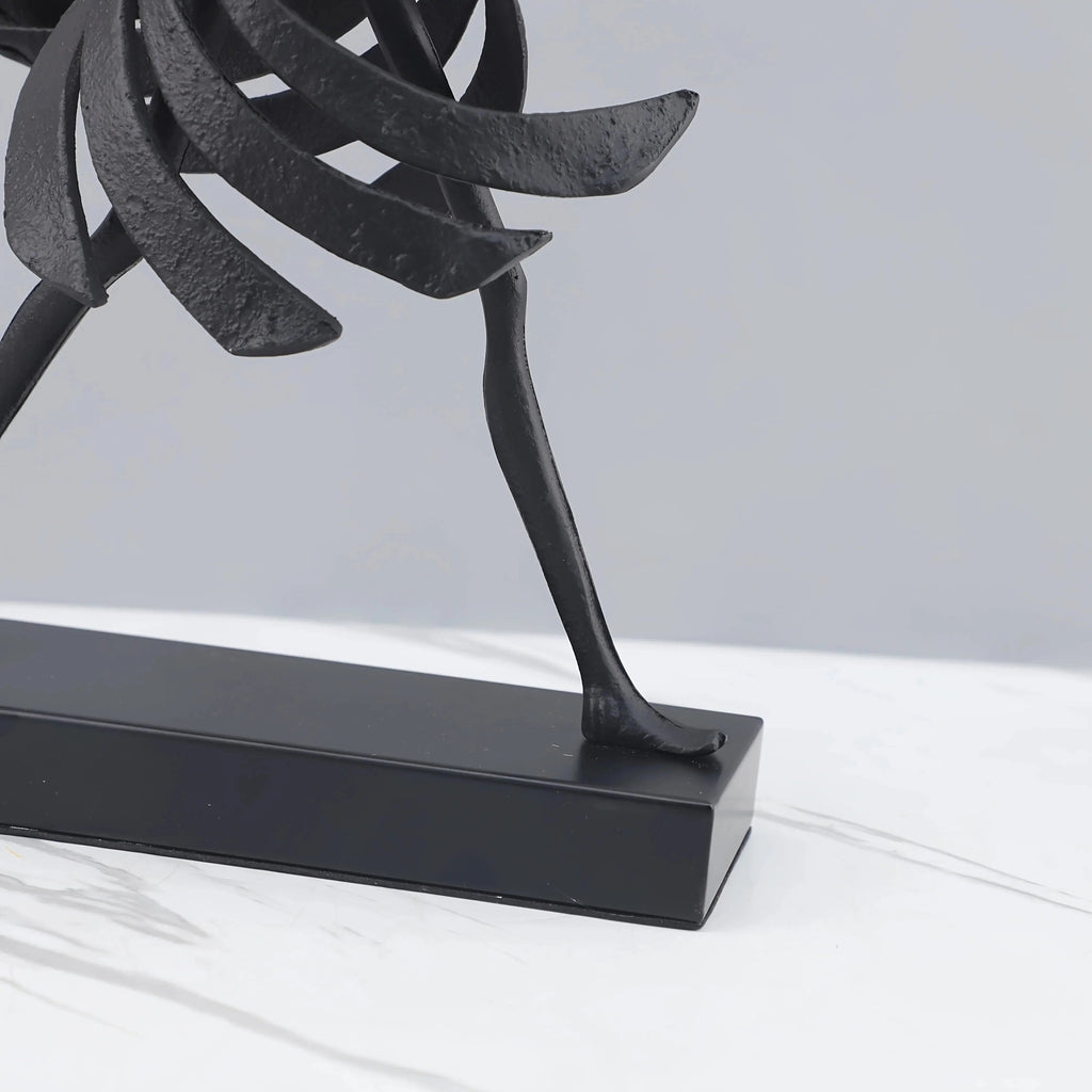 Abstract Dancing Lady Sculpture for Modern Home Decor