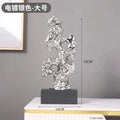 Abstract Gold Hollow Decorative Sculpture
