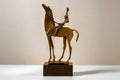 Abstract Horse Rider Sculpture — Bronze