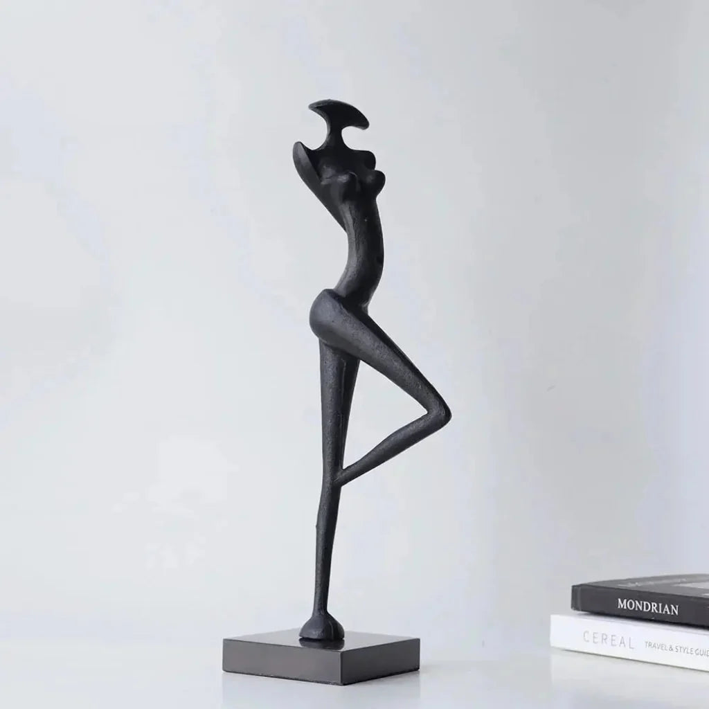 Abstract Metal Female Sculptures for Your Modern Home Decor