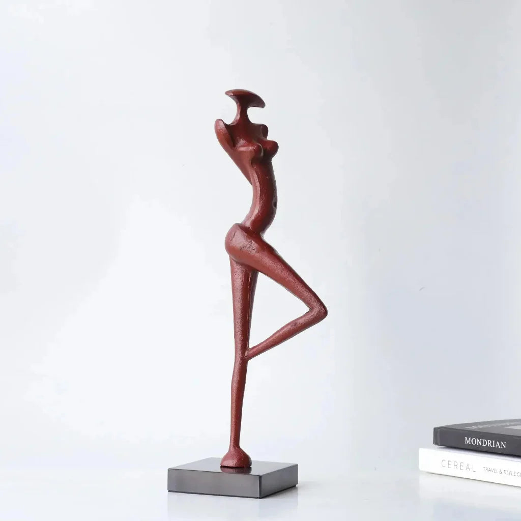 Abstract Metal Female Sculptures for Your Modern Home Decor