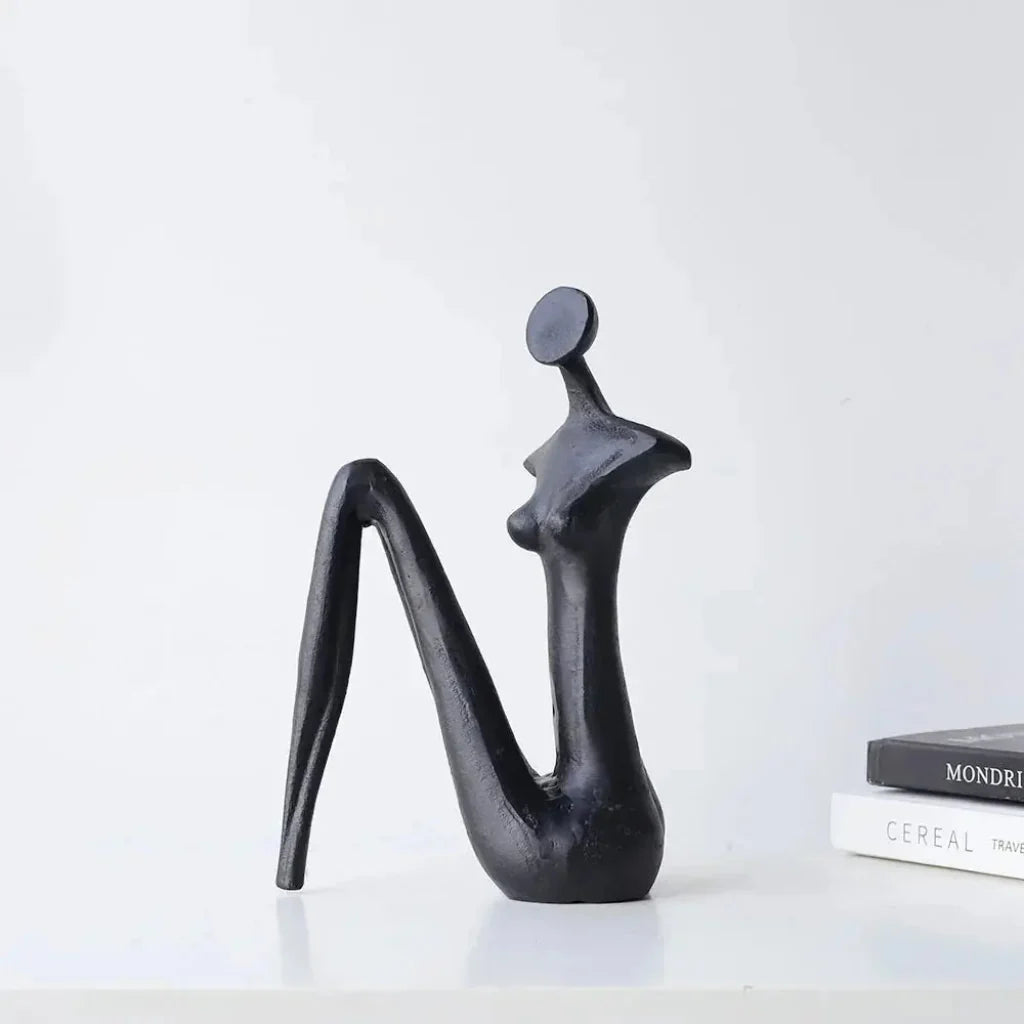 Abstract Metal Female Sculptures for Your Modern Home Decor