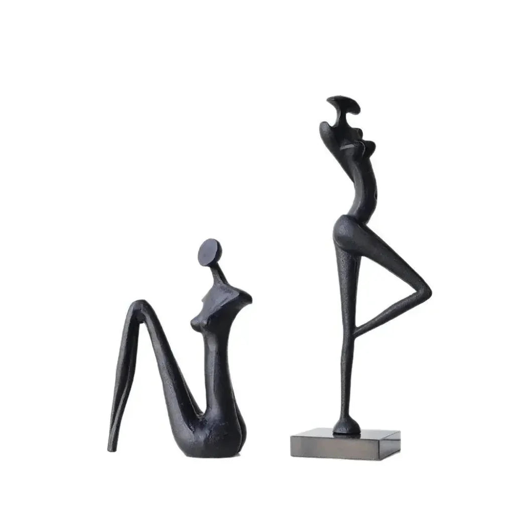 Abstract Metal Female Sculptures for Your Modern Home Decor