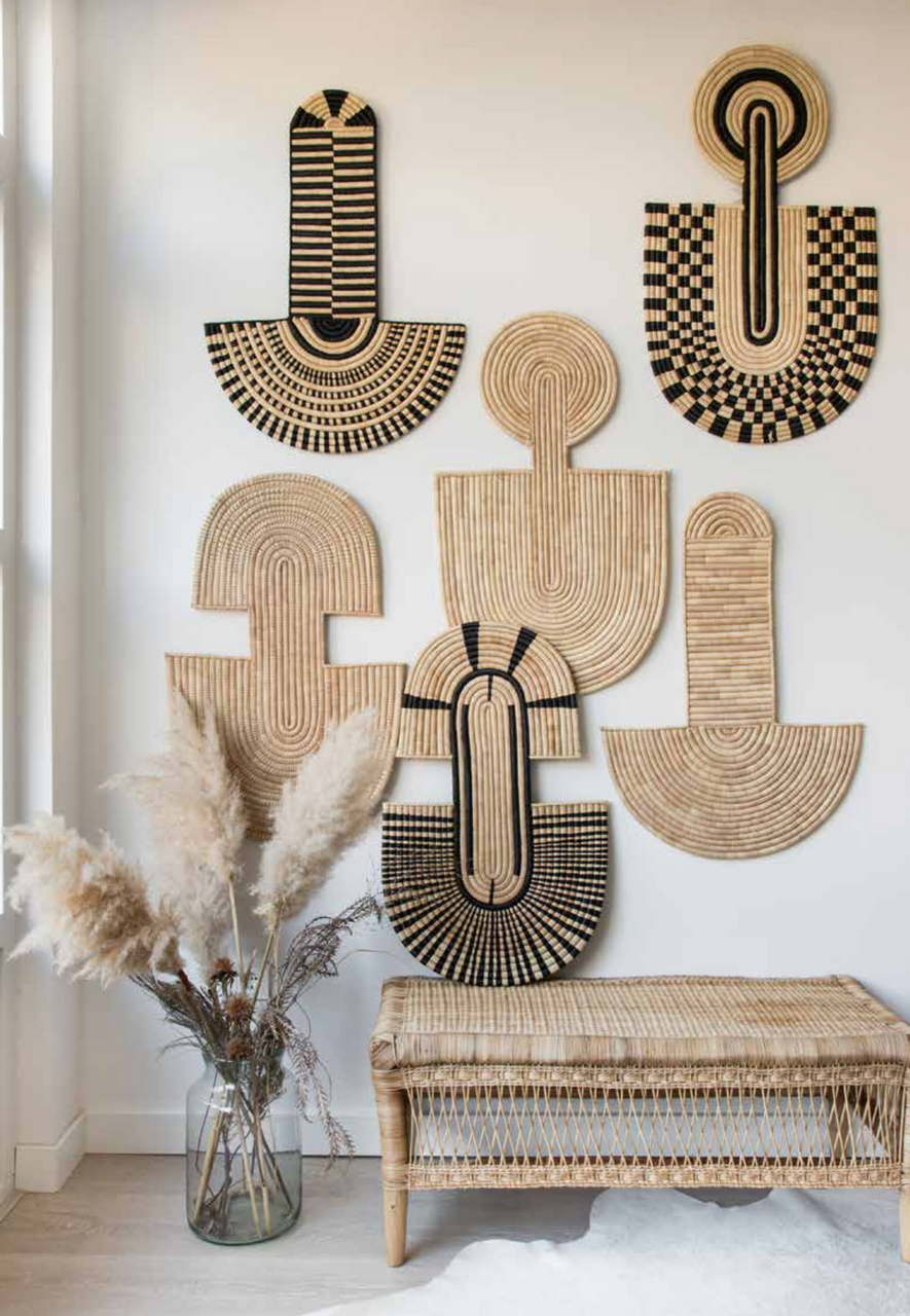 Abstract Mask Wall Hanging 1