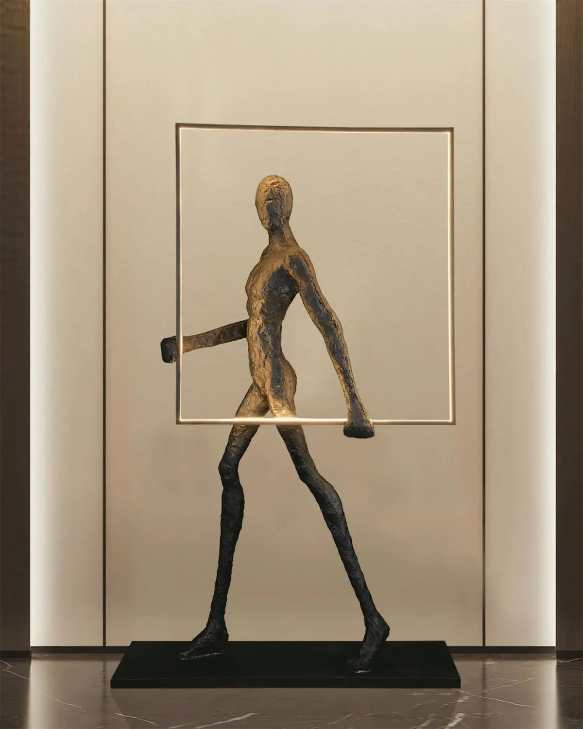 Aeon Sculptural Figure Floor Lamp