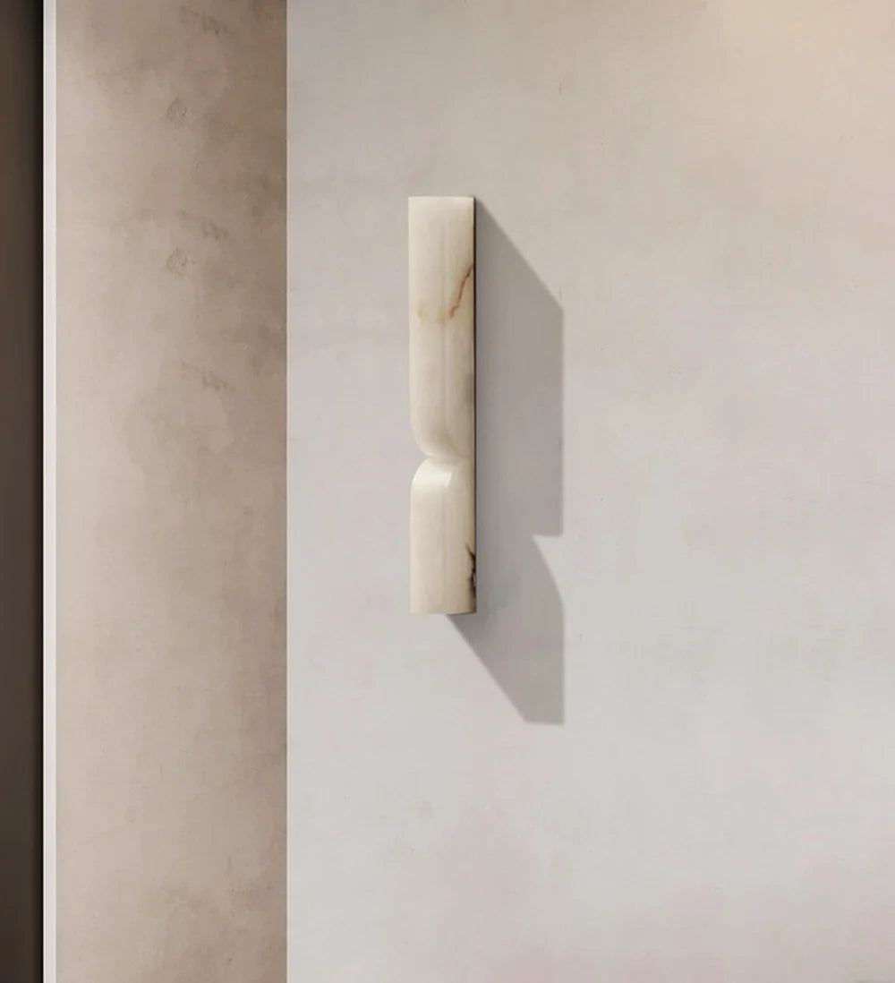 Alabaster Essence Rectangle Wall Sconce