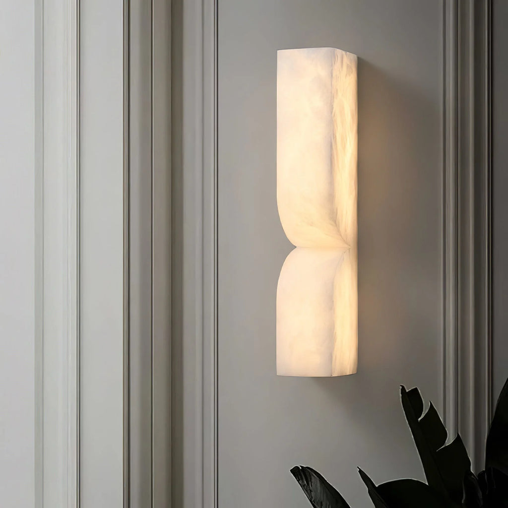 Alabaster Essence Rectangle Wall Sconce