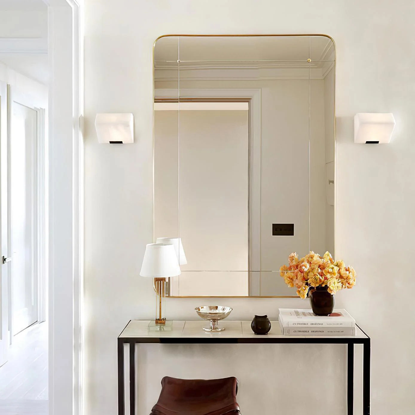 Modern Alabaster Staircase Wall Lamp
