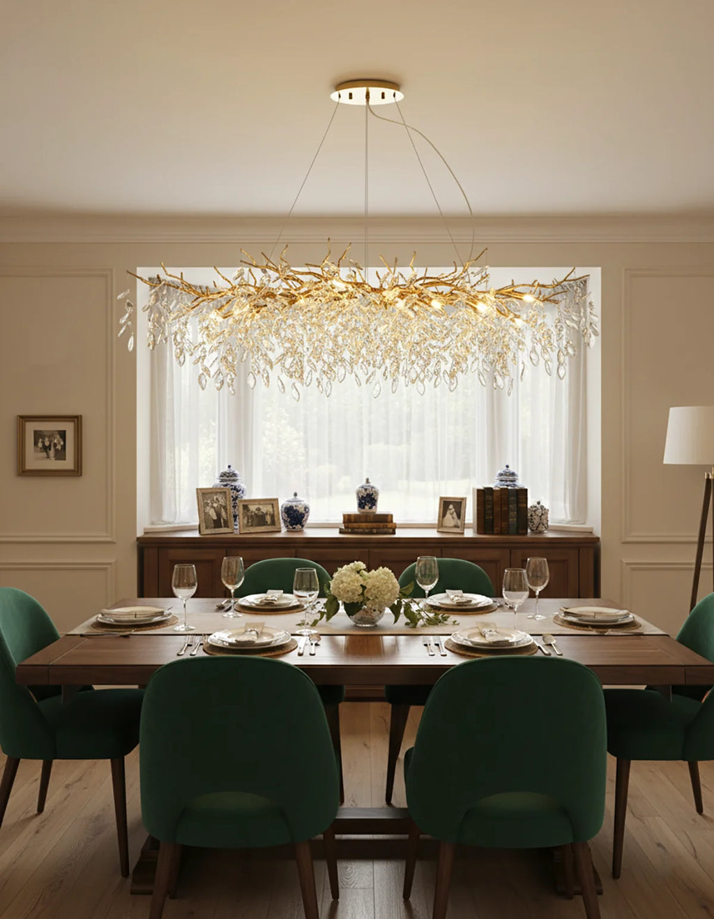 Albero Collection Crystal Chandelier