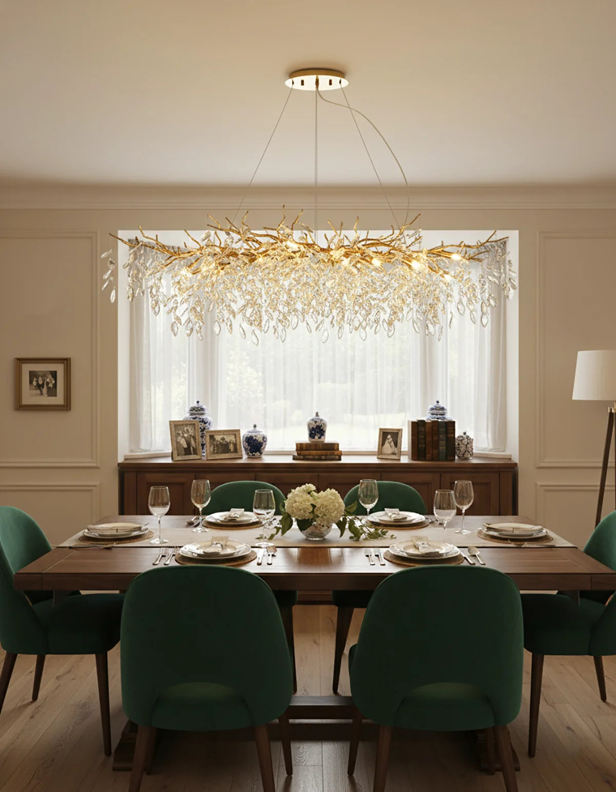 Albero Collection Crystal Chandelier