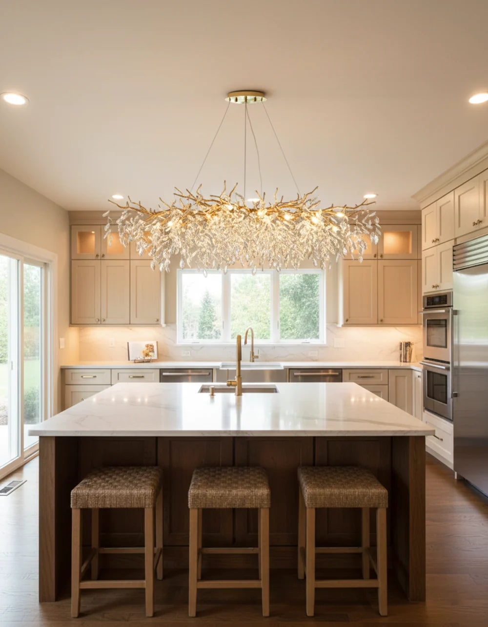 Albero Collection Crystal Chandelier