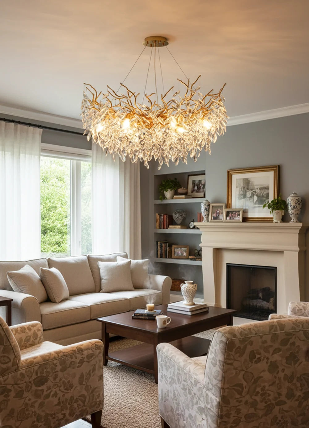 Albero Collection Crystal Chandelier